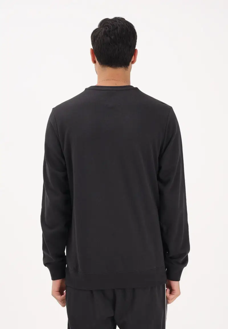 Felpa girocollo Essentials Elevated nera da uomo miniatura 3