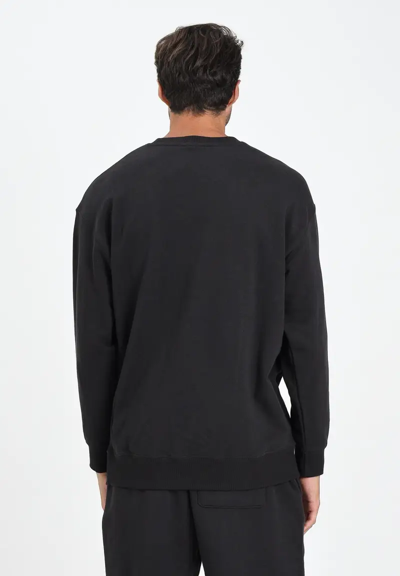 PUMA Felpa girocollo WARDROBE ESS nera da uomo miniatura 2