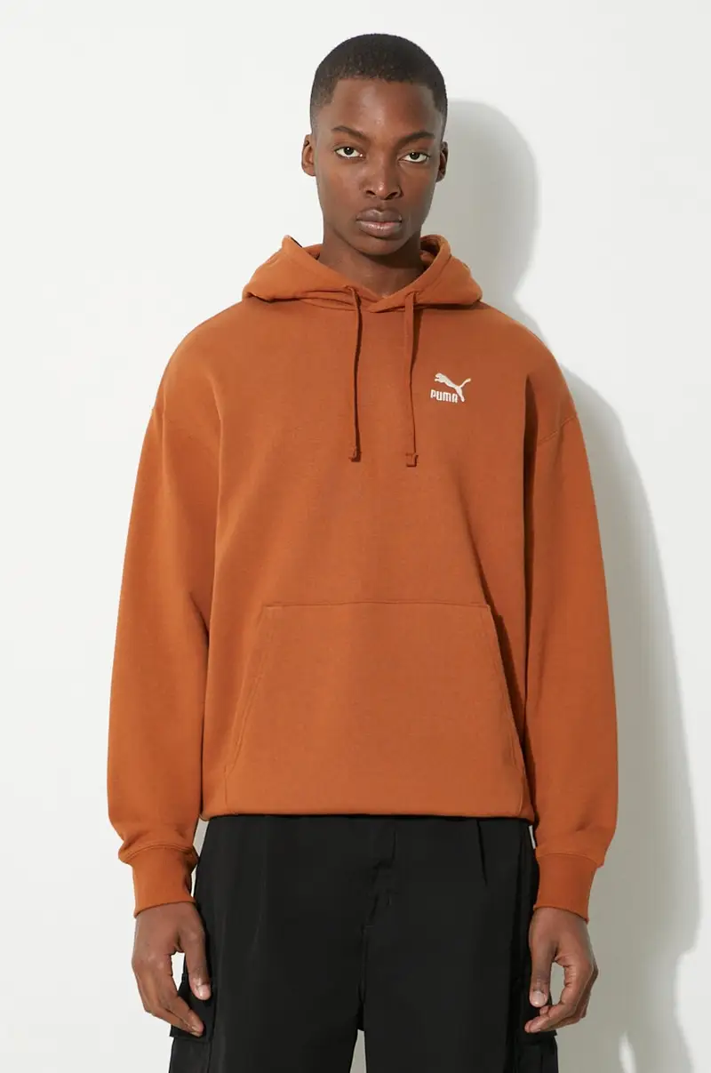 felpa in cotone BETTER CLASSICS uomo colore marrone con cappuccio 624241