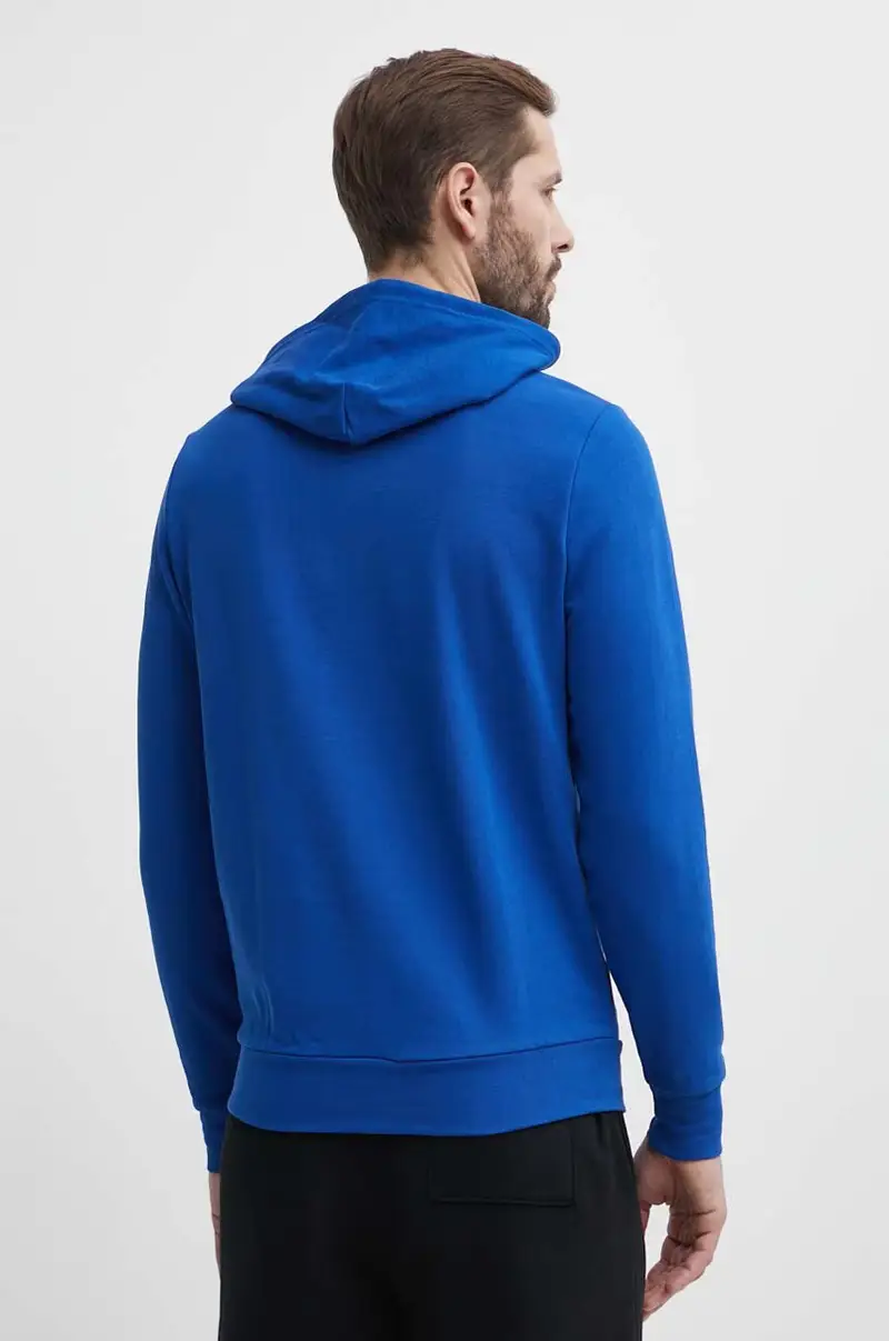 felpa in cotone BETTER ESSENTIALS uomo colore blu navy con cappuccio 677885 miniatura 3