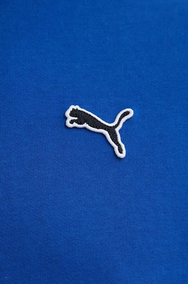 felpa in cotone BETTER ESSENTIALS uomo colore blu navy con cappuccio 677885 miniatura 5