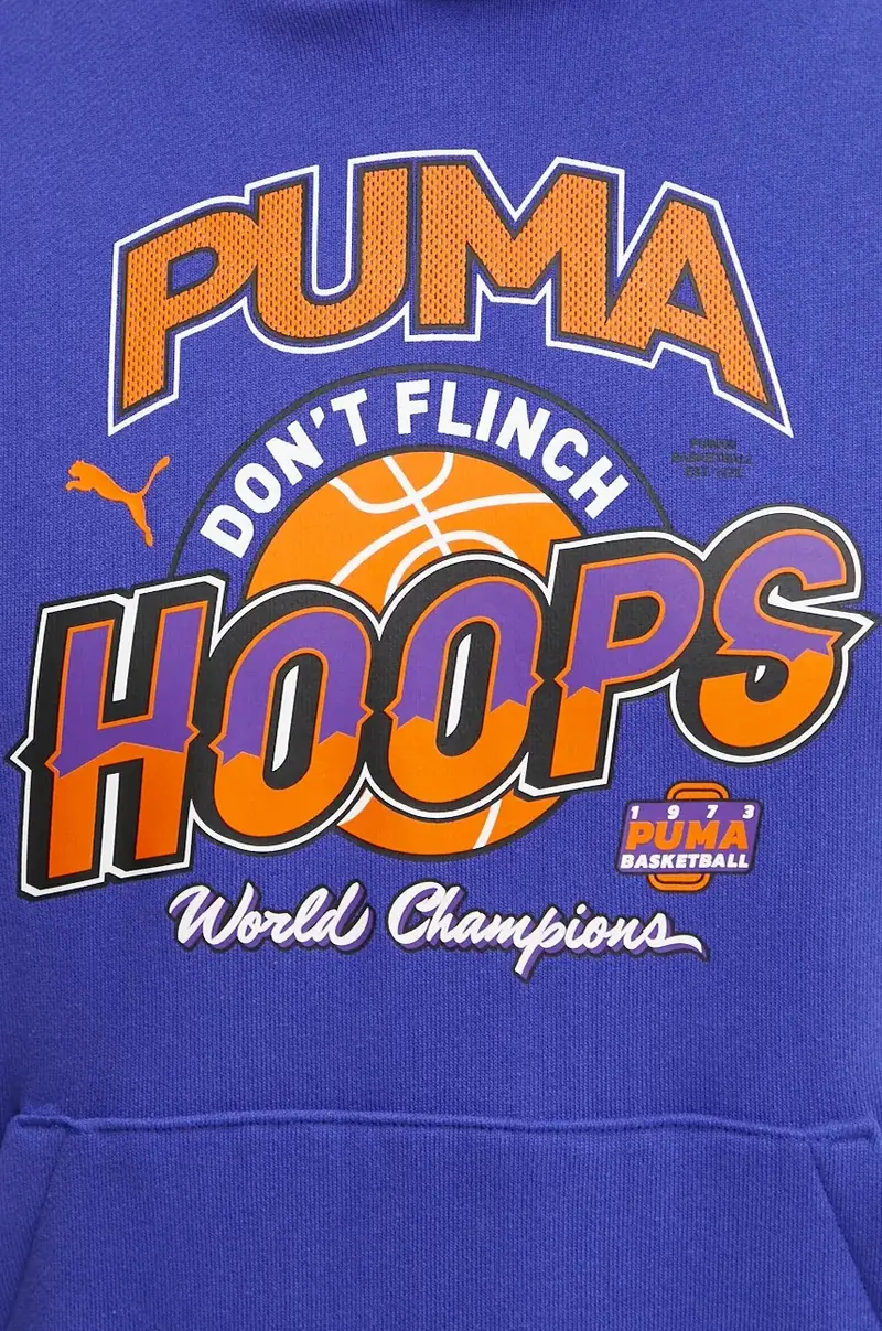 felpa in cotone Blu navy miniatura 5