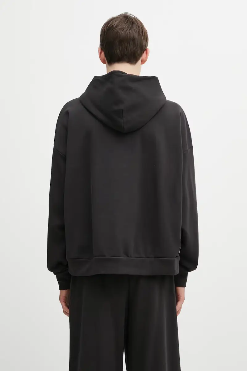 felpa in cotone PUMA x RIPNDIP uomo colore nero con cappuccio con applicazione 632414 miniatura 3