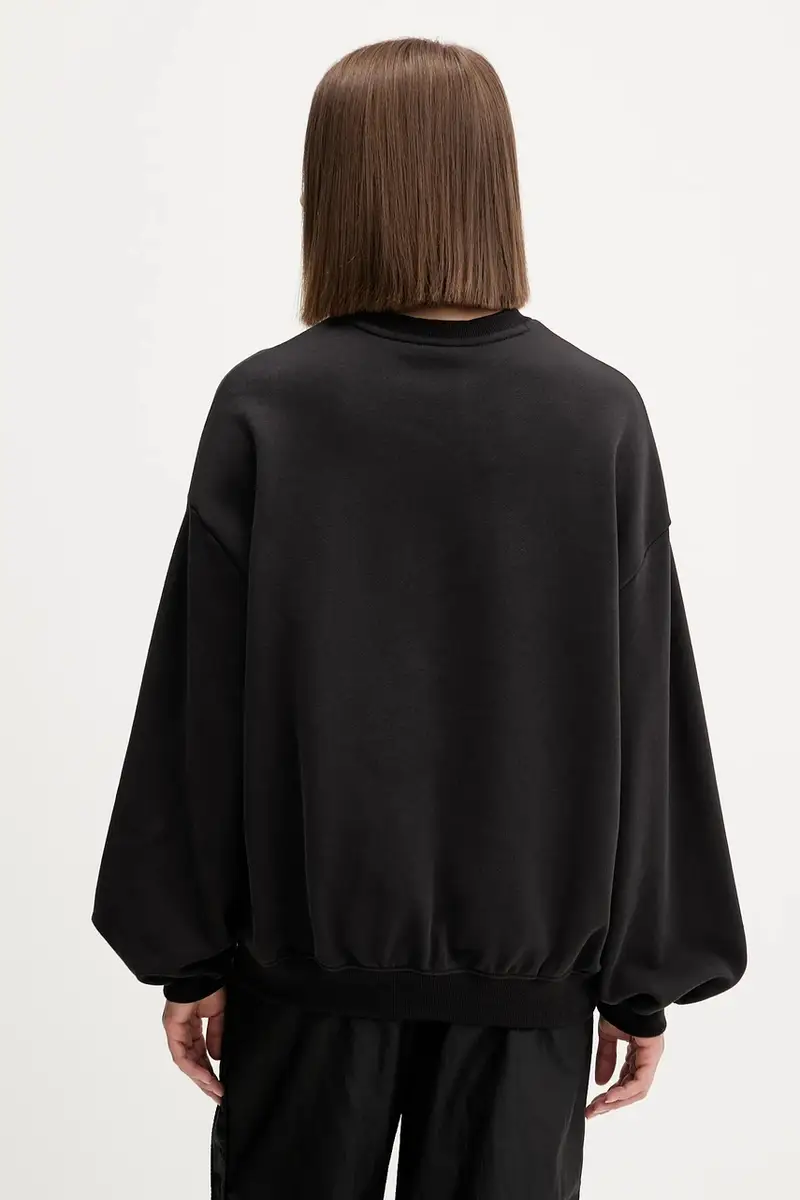 felpa in cotone PUMA x ROSÉ donna colore nero 633803 miniatura 3