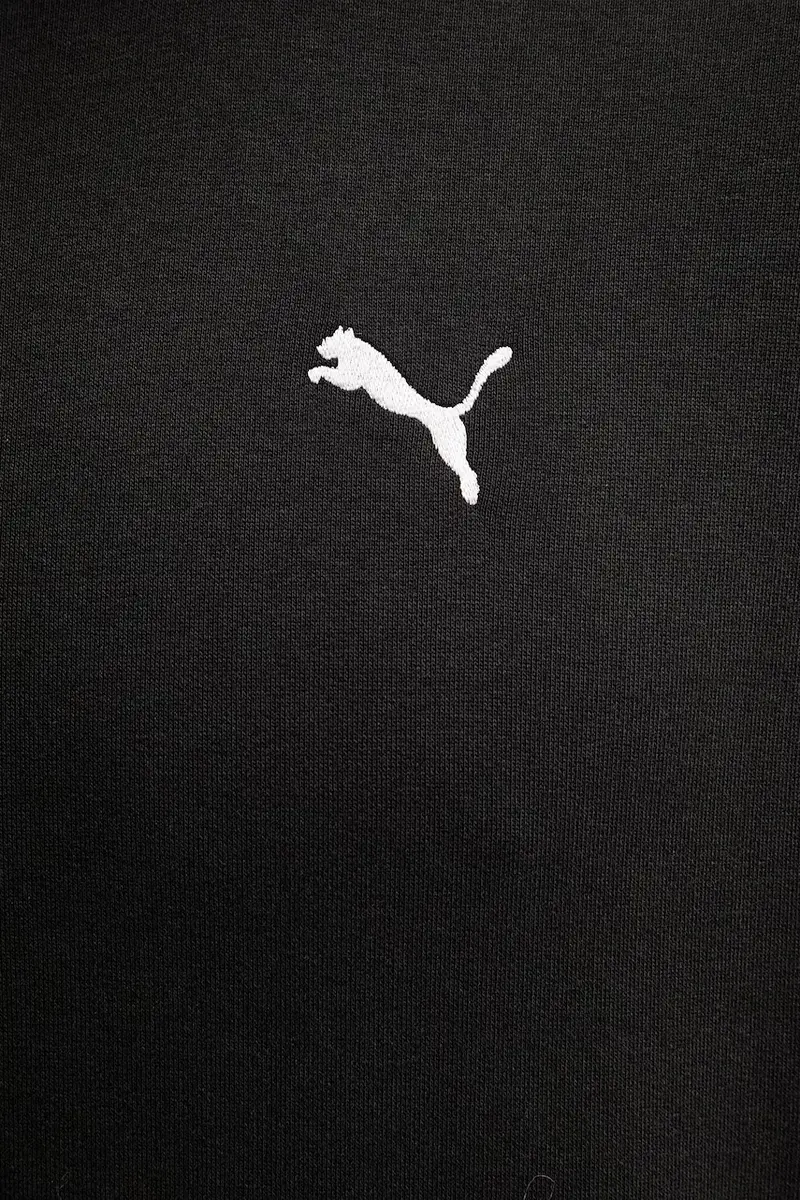 felpa in cotone uomo colore beige 629650 Nero miniatura 5