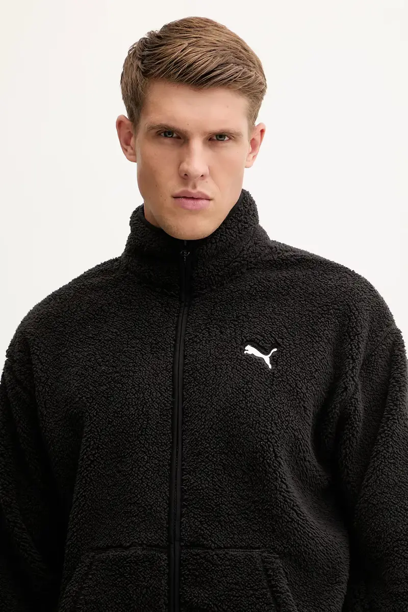 felpa in pile Nero miniatura 4