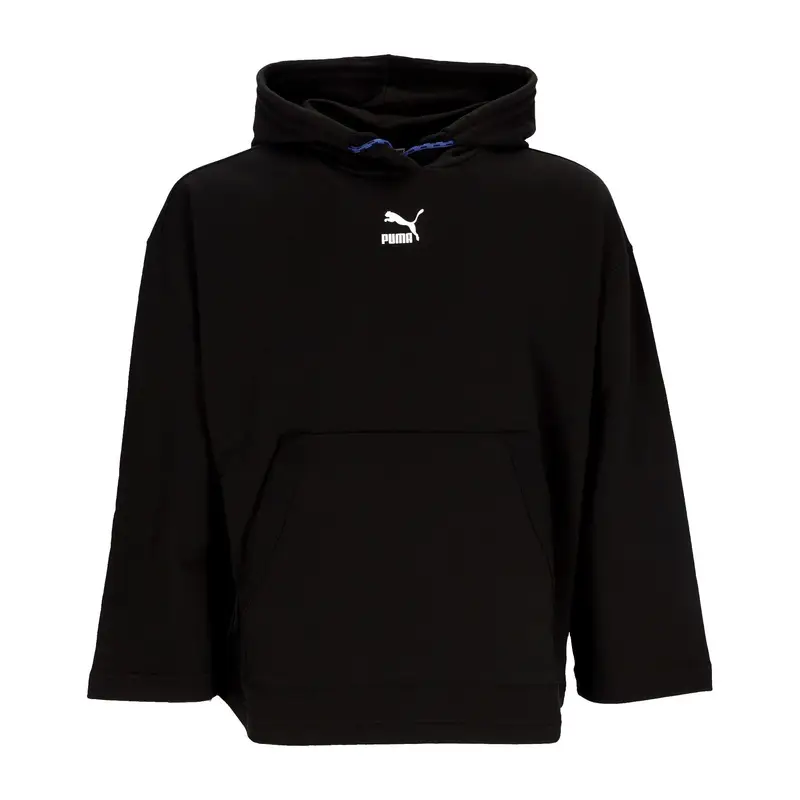 Felpa Leggera Cappuccio Donna Dare To Oversized Hoodie Black