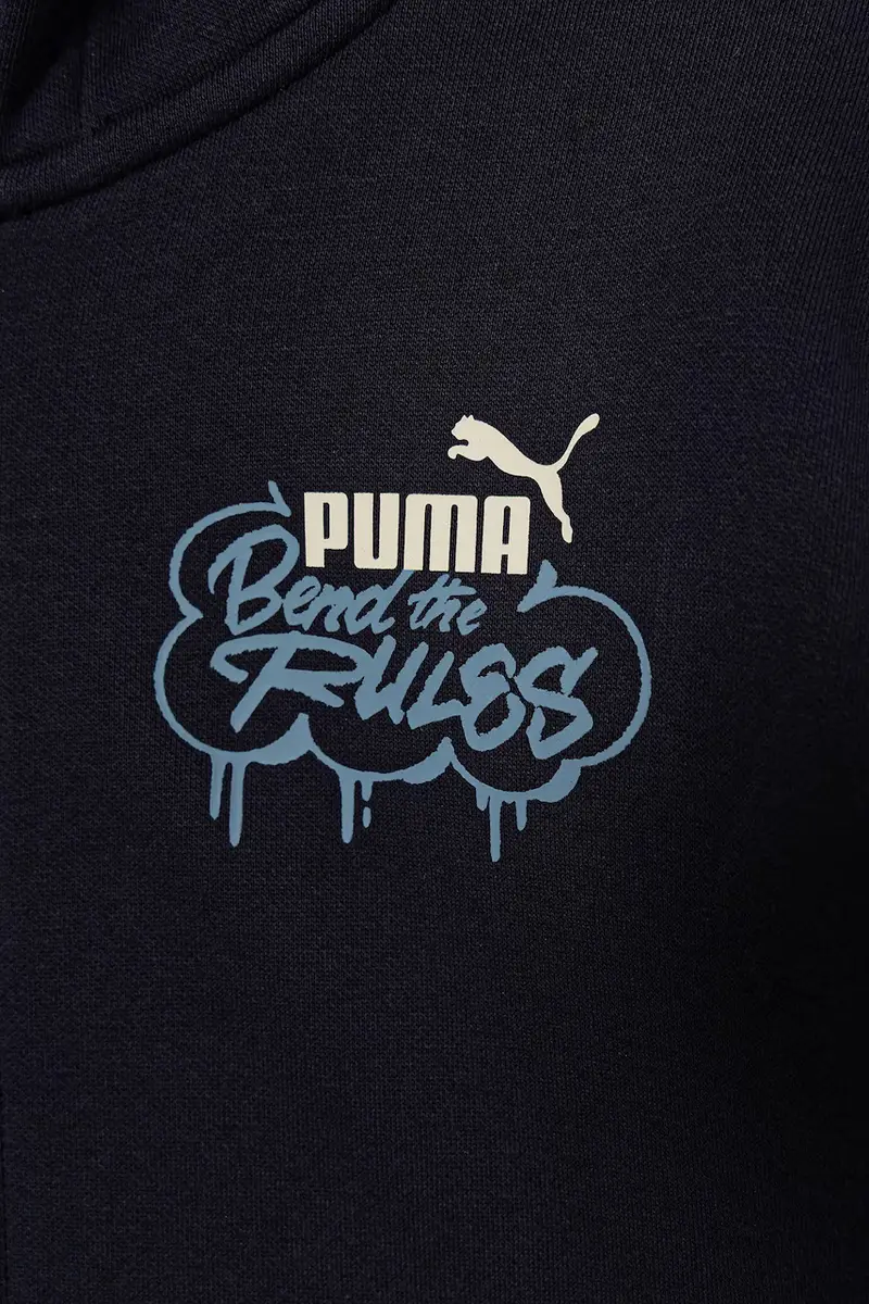 felpa per bambini MID90s Full-Zip FL B colore blu navy con cappuccio 688469 miniatura 3