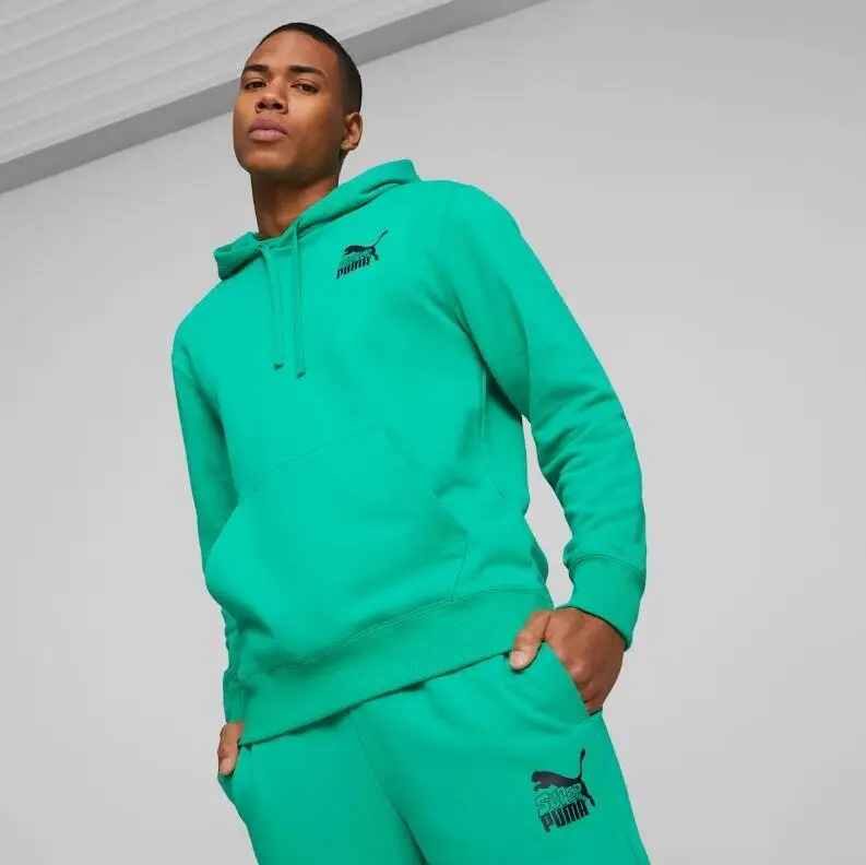 Felpa puma classic super graphic - - | Puma Verde