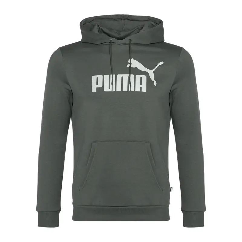 Felpa PUMA Essentials Big Logo con cappuccio FL da uomo | Puma Grigio scuro