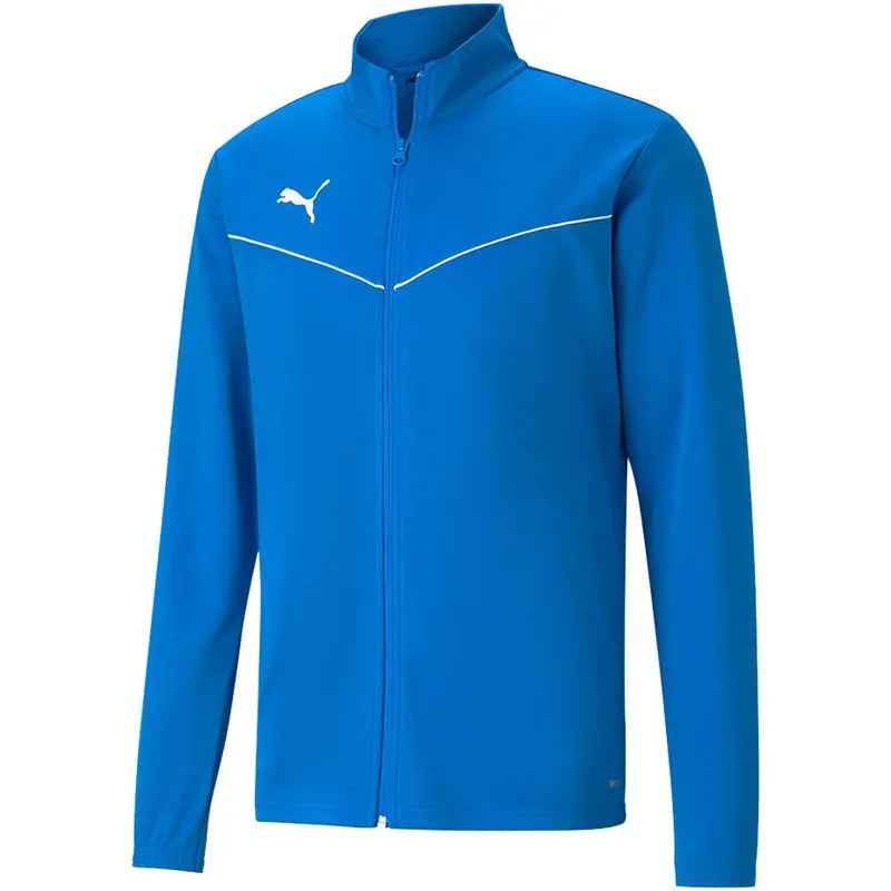 Felpa Puma Teamrise Training Poly Jacket Azzurro Adulto | Puma Blu