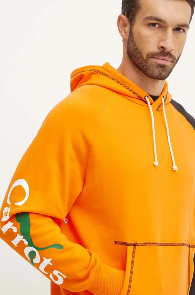 felpa PUMA X CARROTS Graphic Hoodie TR Arancione miniatura 5