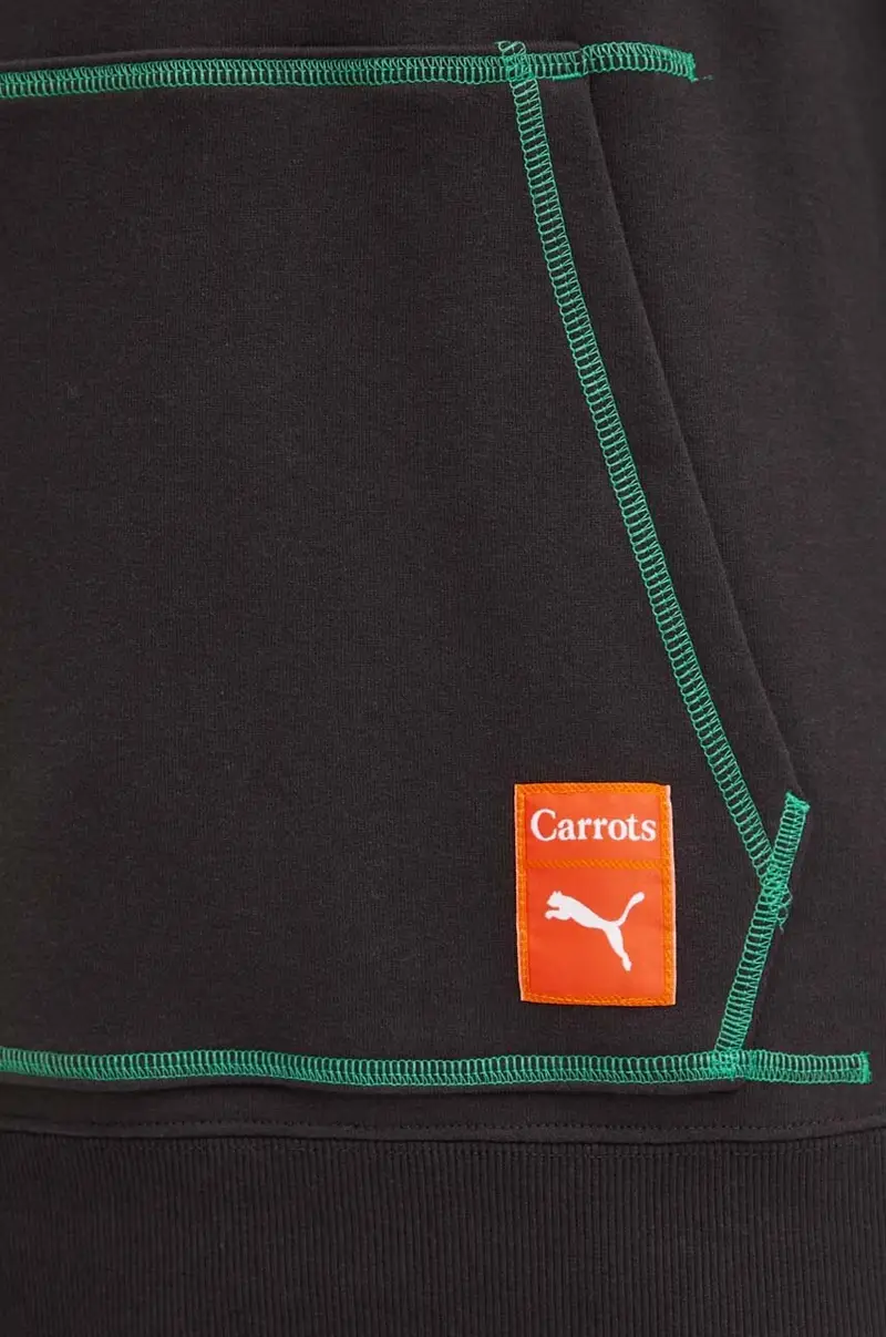 felpa PUMA X CARROTS Graphic Hoodie TR Nero miniatura 5