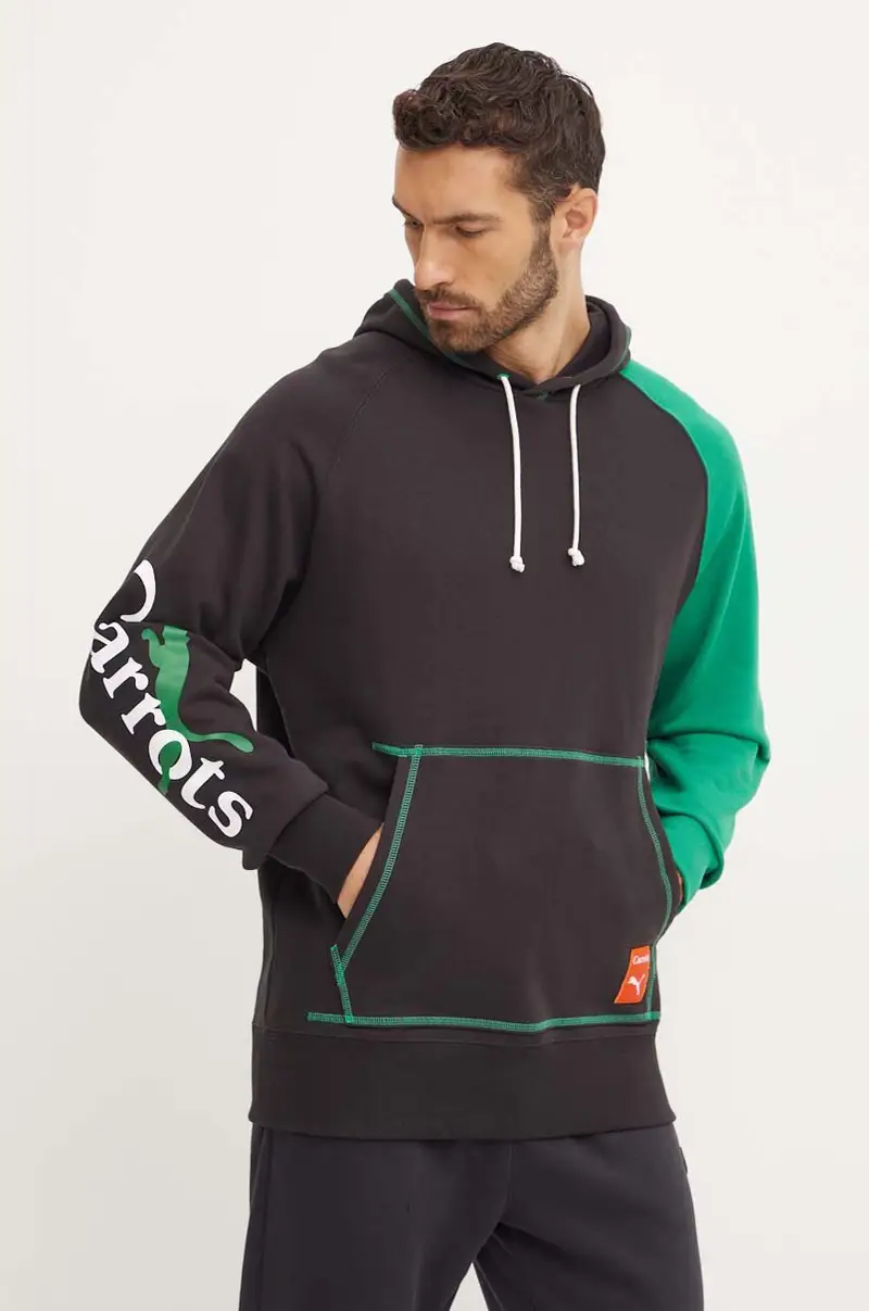 felpa PUMA X CARROTS Graphic Hoodie TR Nero