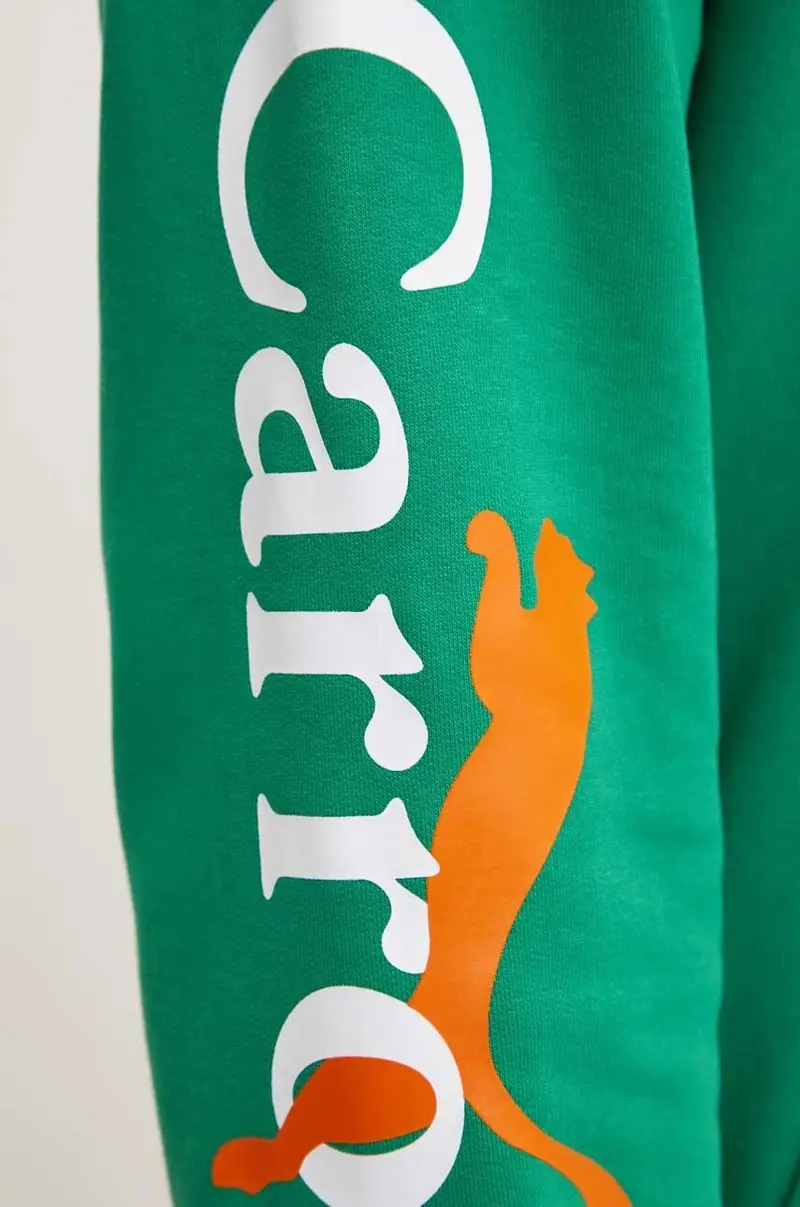 felpa PUMA X CARROTS Graphic Hoodie TR Verde miniatura 5