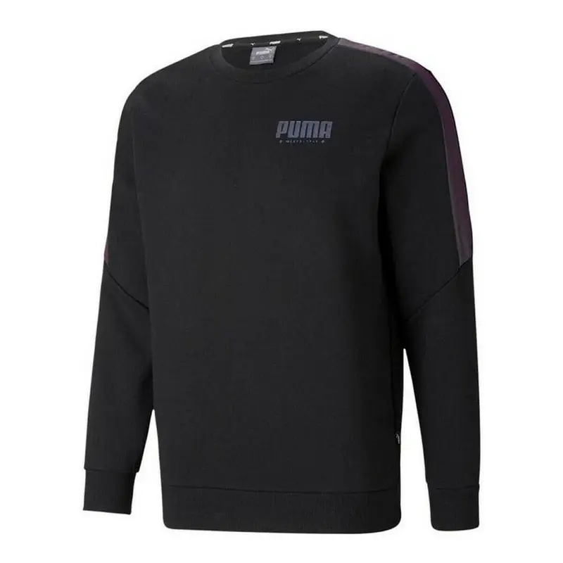 Felpa senza Cappuccio Uomo Puma Cyber Nero | Puma