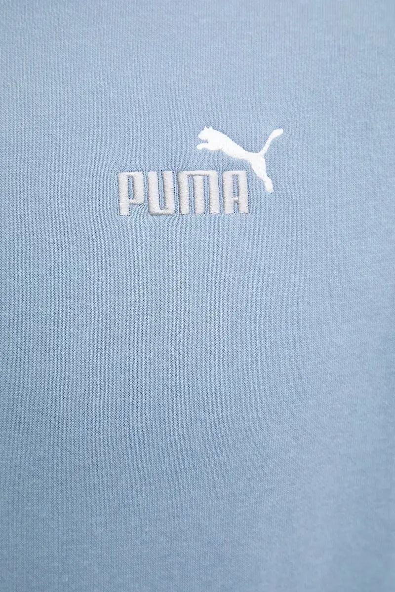 felpa uomo colore blu con cappuccio con applicazione 684718 miniatura 4