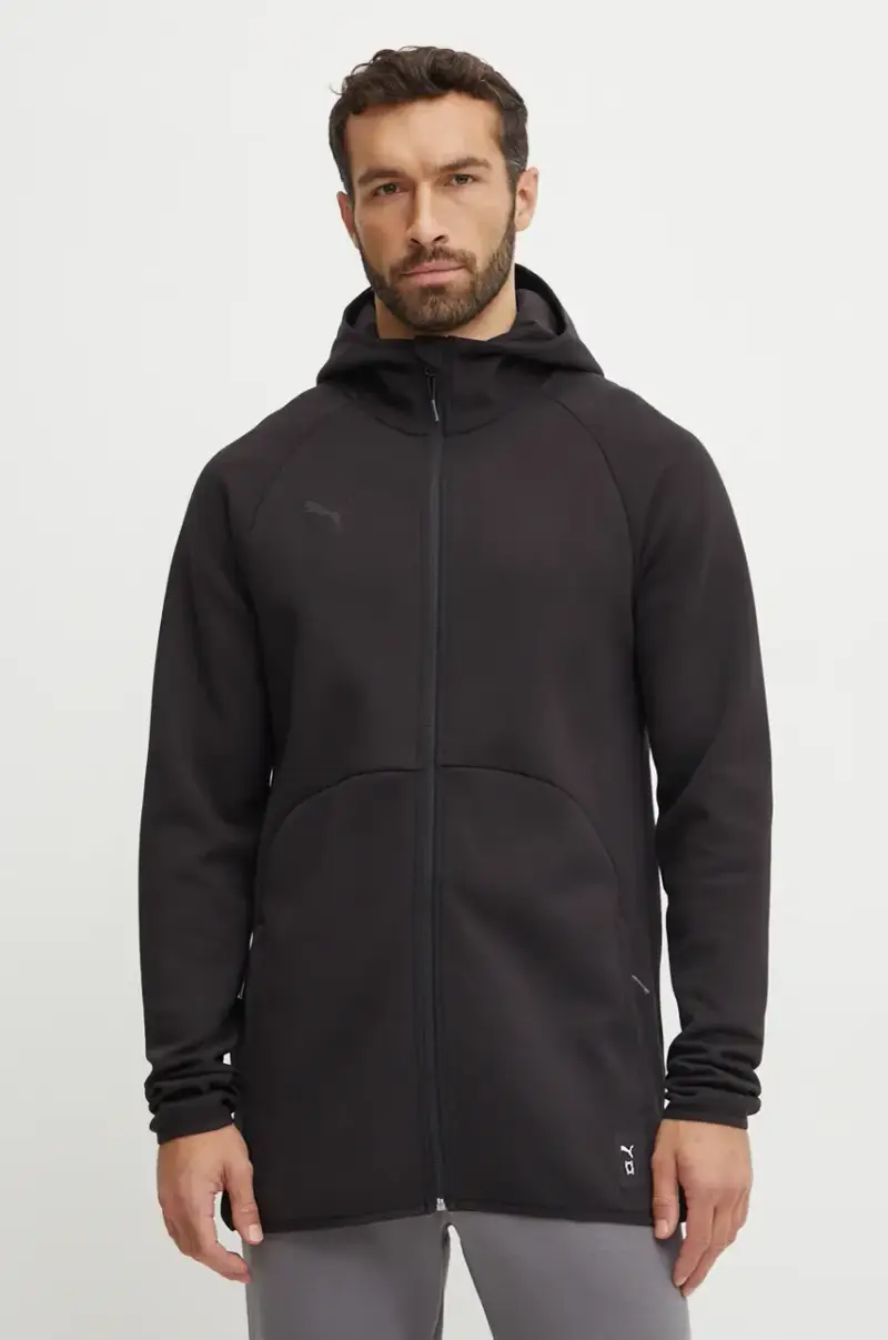 felpa uomo colore nero con cappuccio 676638