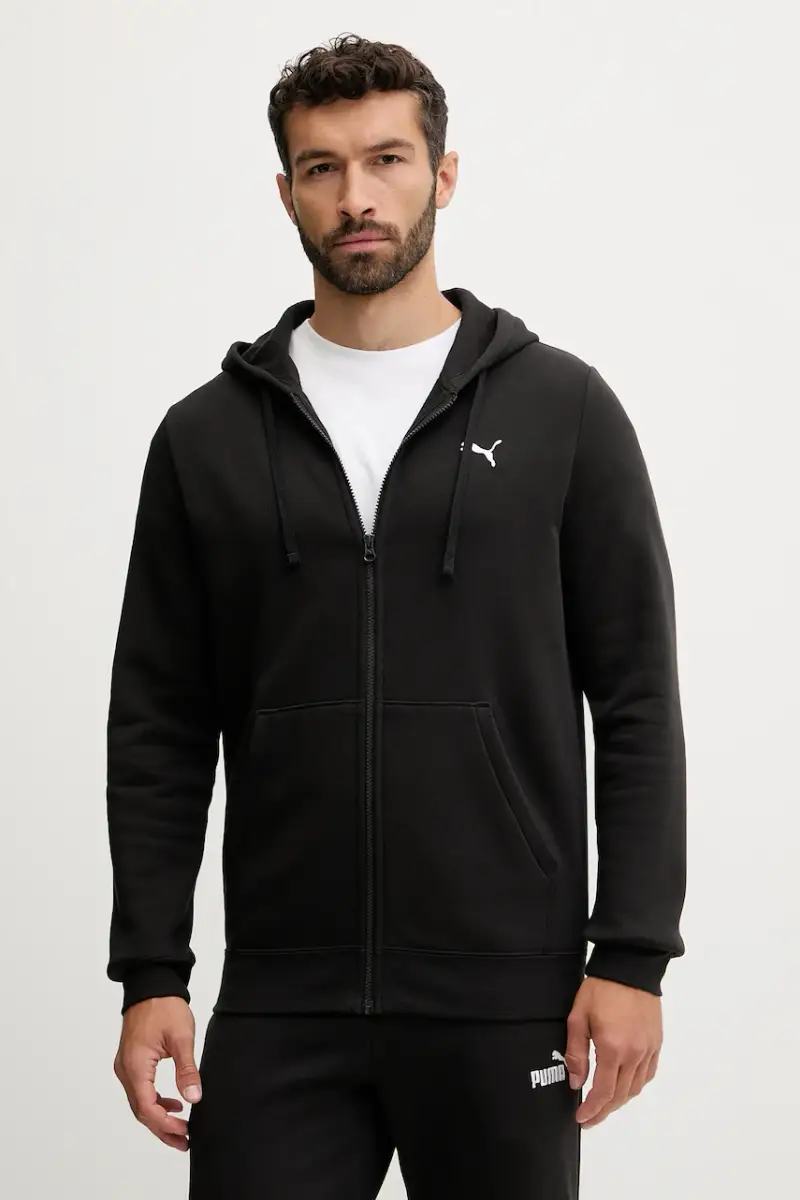 felpa uomo colore nero con cappuccio 682590