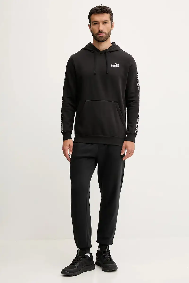 felpa uomo colore nero con cappuccio 684675 miniatura 2