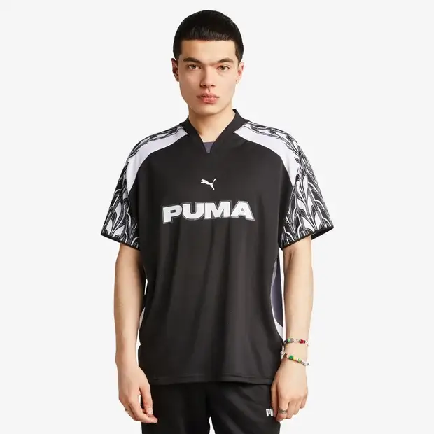 Football male Magliette - Nero - Poly Woven - Foot Locker Black