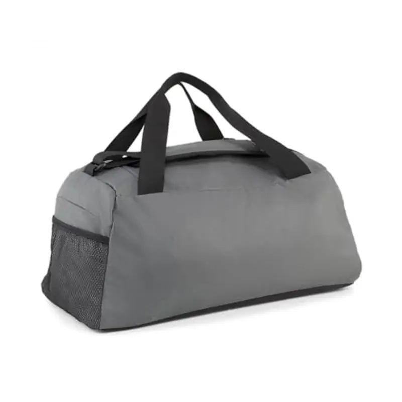 PUMA Fundamentals Sports Bag S - Borsa sportiva Adulti unisex, Mineral Gray-Lime Sheen, OSFA miniatura 2