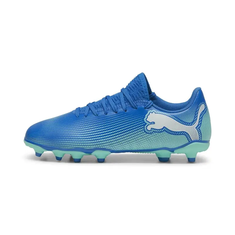 Future 7 Play Fg Ag Azzurro - Scarpe Da Calcio Bambino EUR 37,5 / UK 4,5