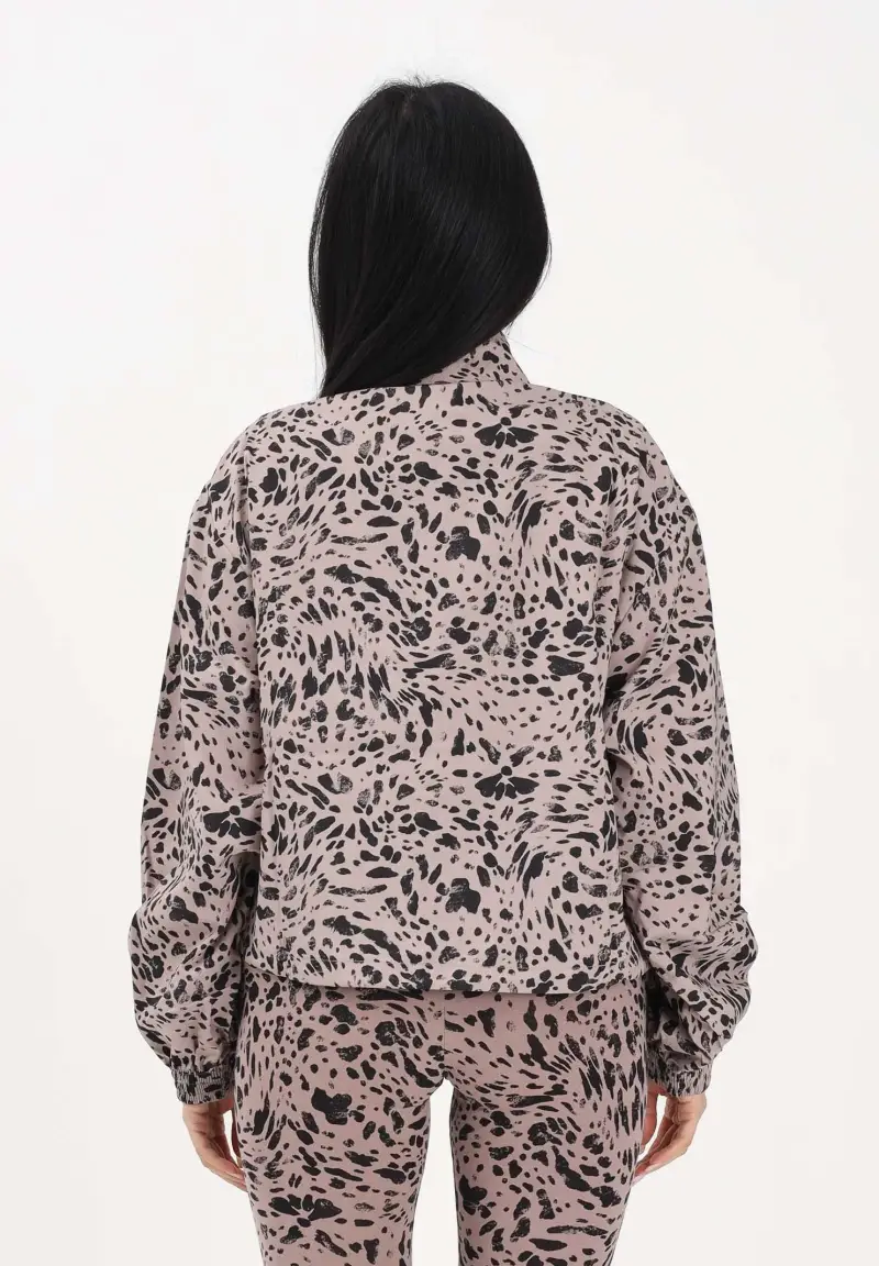 Giacca a vento Essentials Animal Print rosa da donna miniatura 3