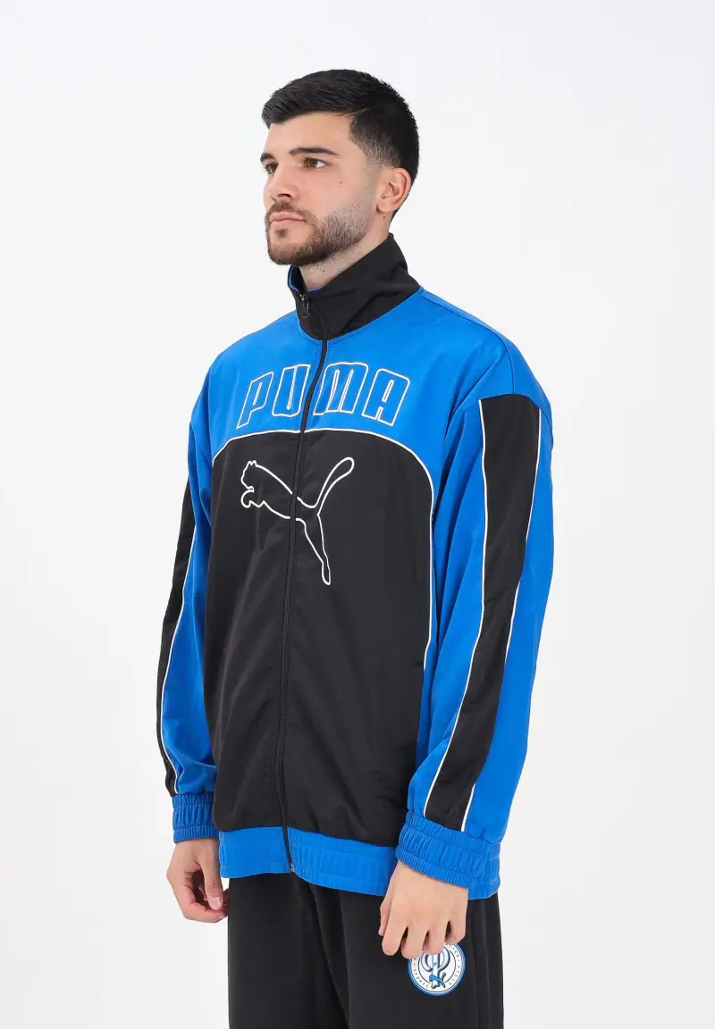 Giacca a vento FUTURE.PUMA.ARCHIVE blu e nera da uomo