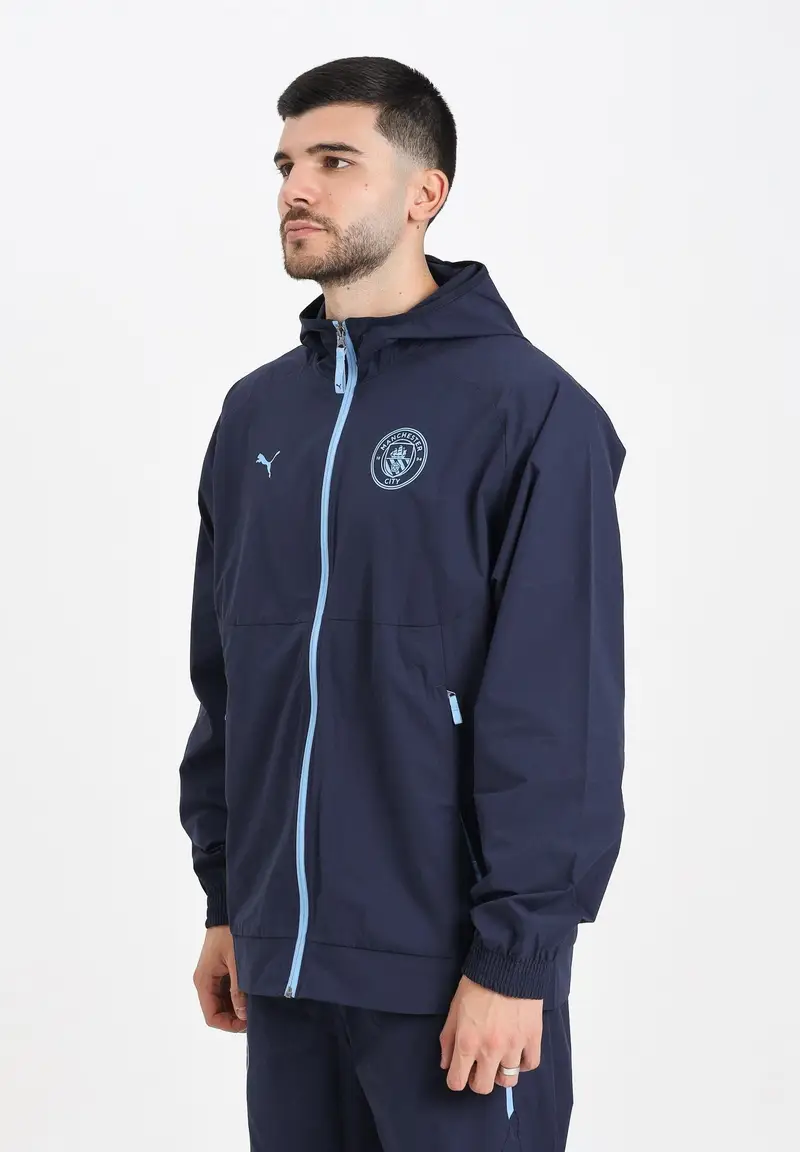 Giacca a vento Pumatech Manchester City blu da uomo