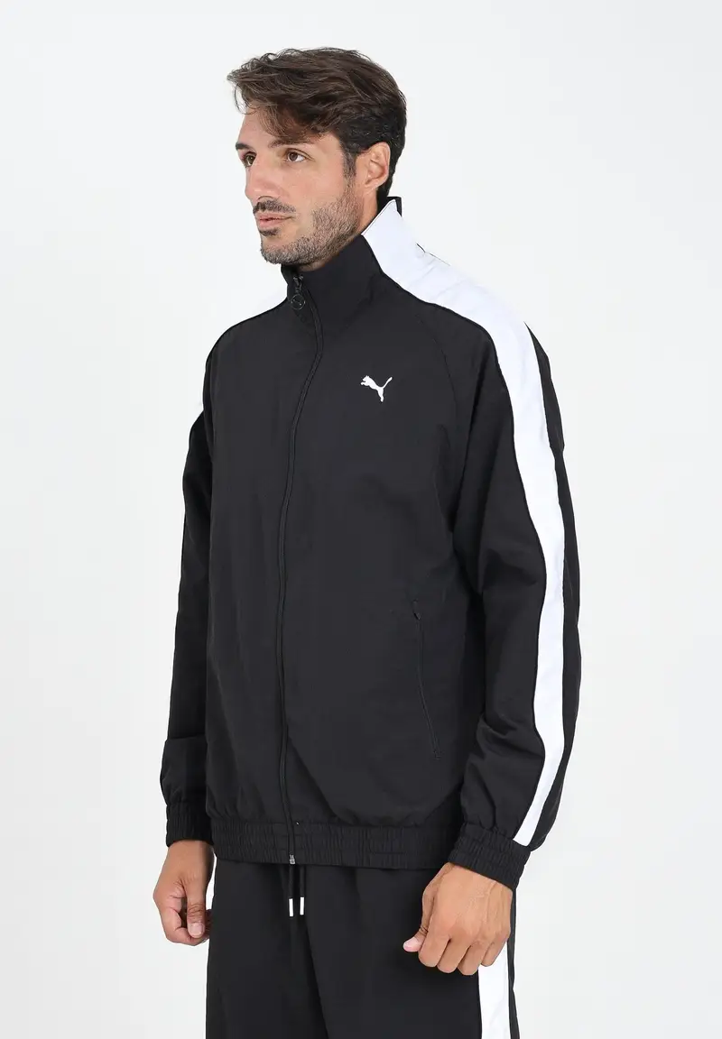 PUMA Giacca a vento T7 nera da uomo