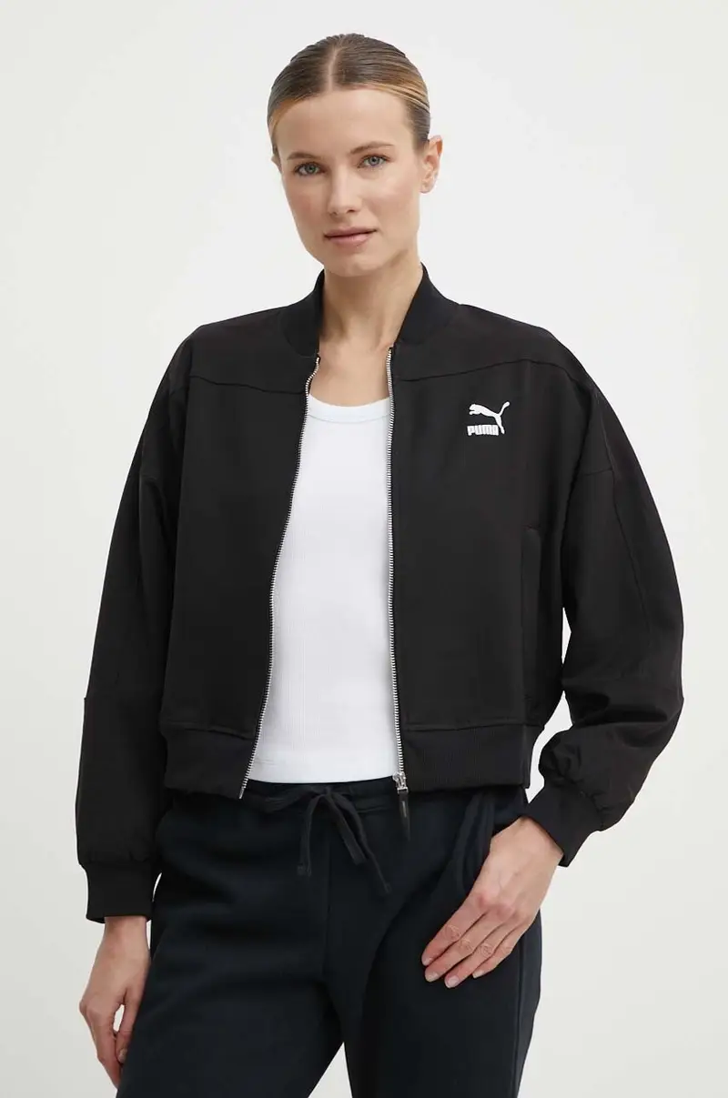 giacca bomber Classics Shiny Bomber donna colore nero 623696