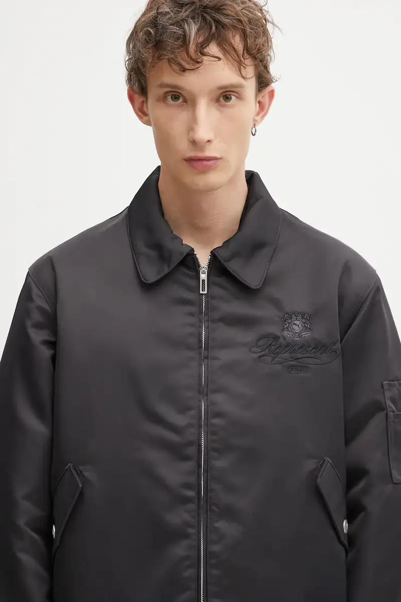 giacca bomber PUMA x REPRESENT colore nero 632539 miniatura 5