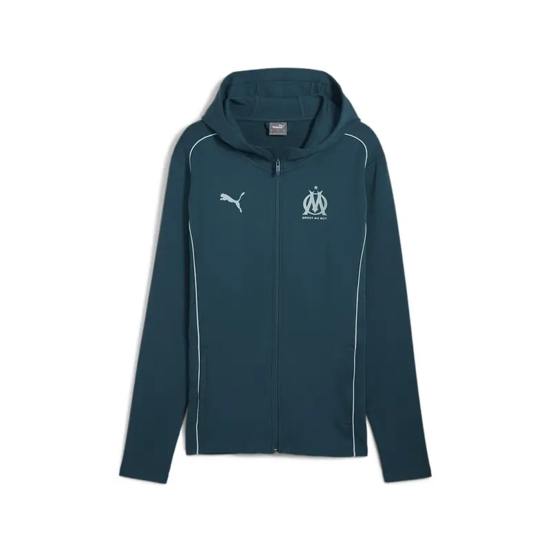 Giacca con cappuccio Casuals Olympique de Marseille da uomo PUMA | Puma Blu
