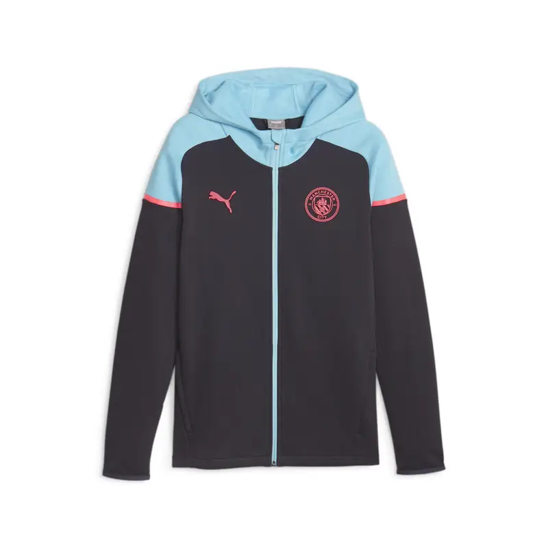 Giacca da calcio con cappuccio Manchester City Casuals PUMA | Puma Blu