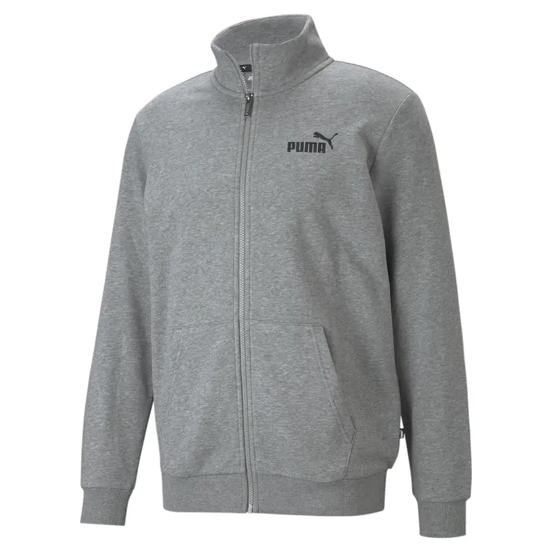Giacca da corsa Essentials da uomo PUMA Medium Gray Heather | Puma Grigio