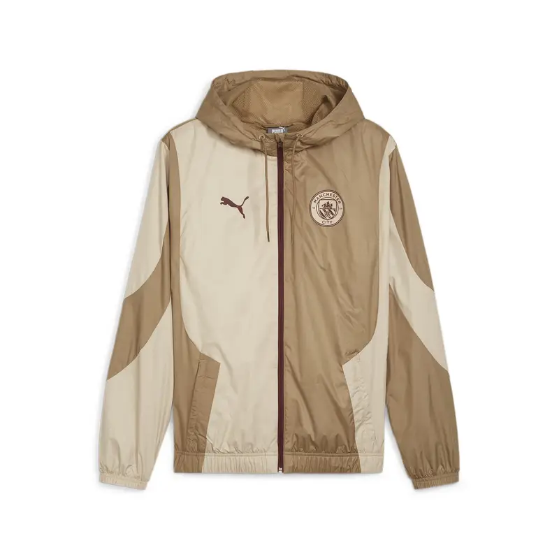 Giacca pre partita Manchester City PUMA Toasted Granola Beige | Puma