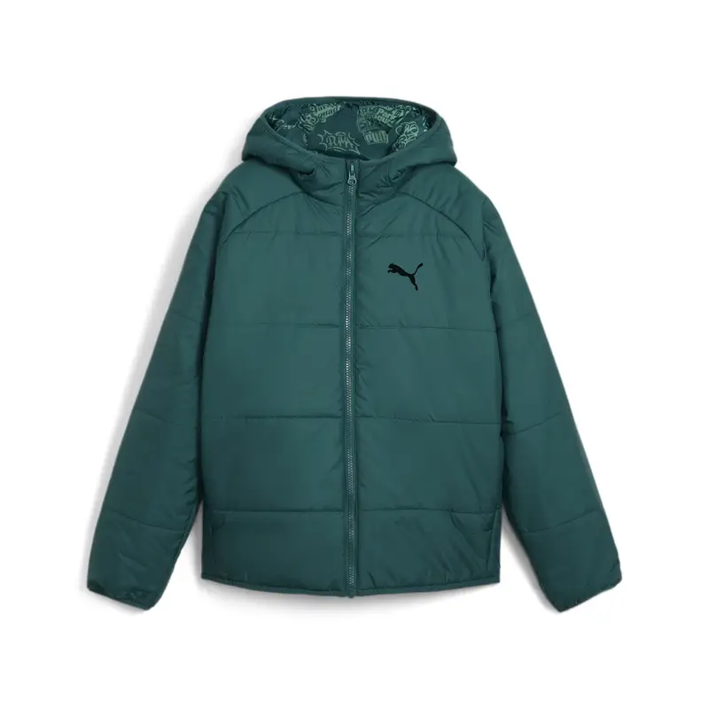 Giacca puffer reversibile per ragazzi PUMA Cold Green | Puma Verde