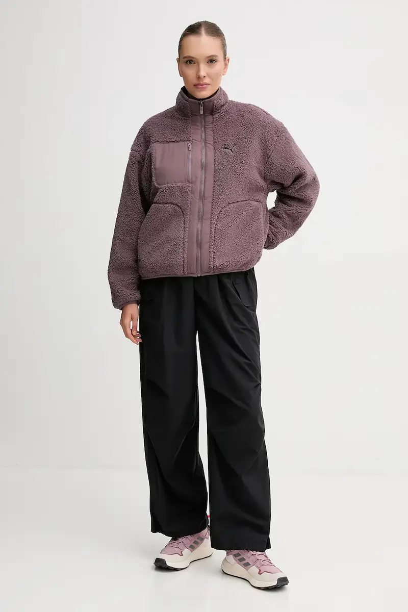 giacca reversibile colore violetto 688386 miniatura 3