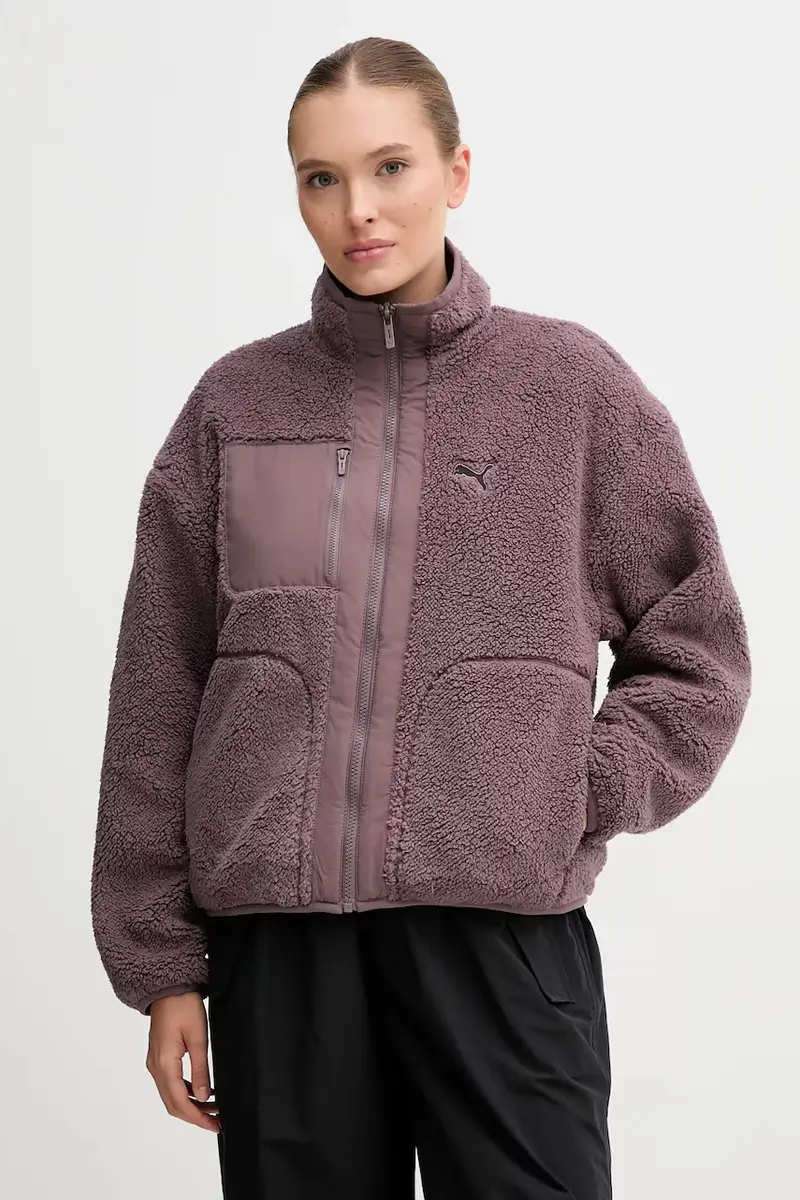 giacca reversibile colore violetto 688386