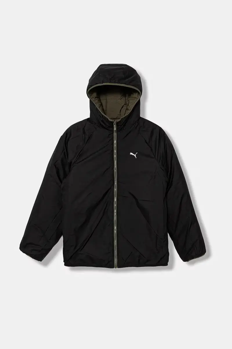 giacca reversibile per bambini Reversible Puffer Jacket colore verde 688407 miniatura 2