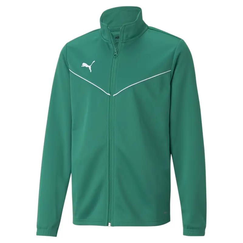 Giacca sportiva per bambini Puma TeamRise Vert