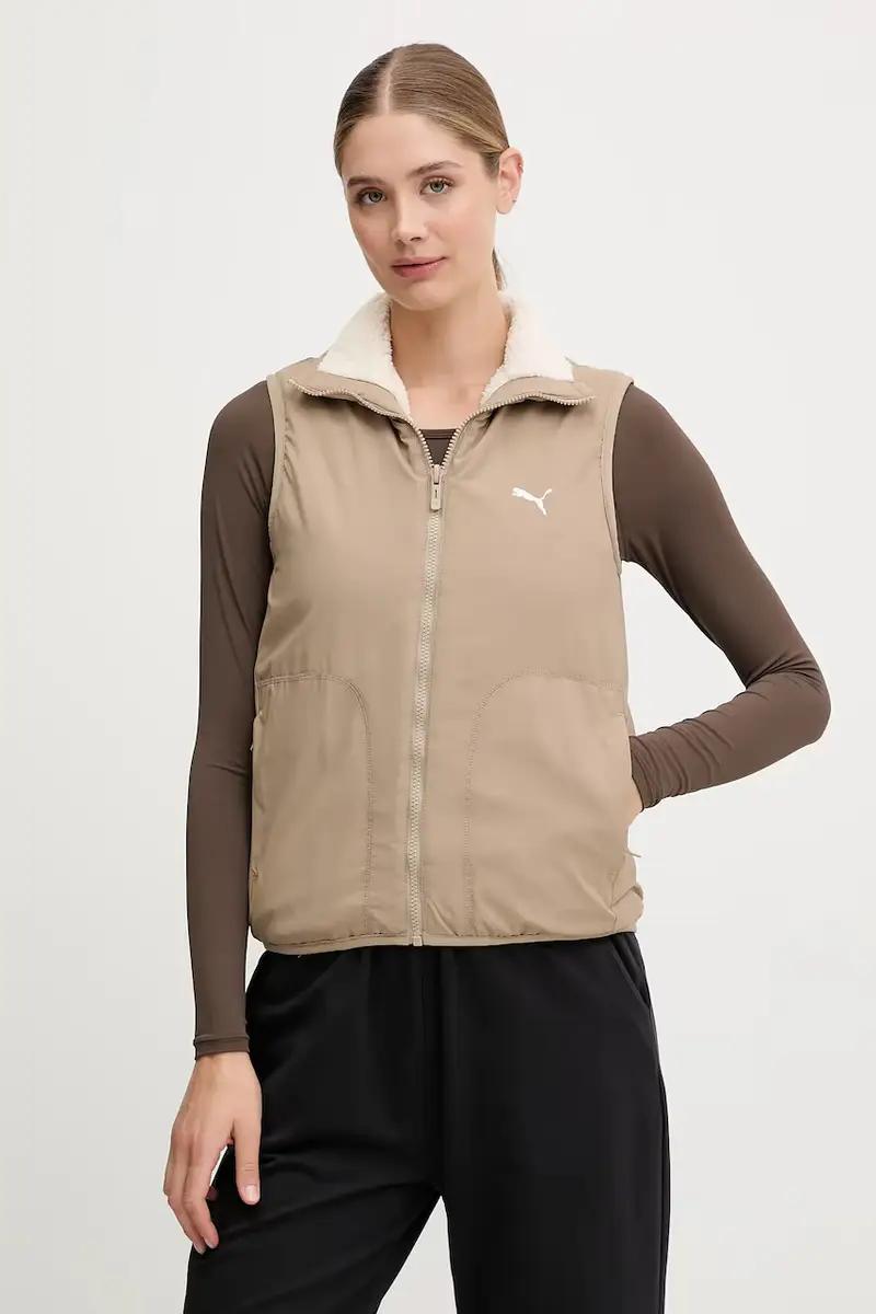 gilè bilaterale bambino/a colore beige 688388