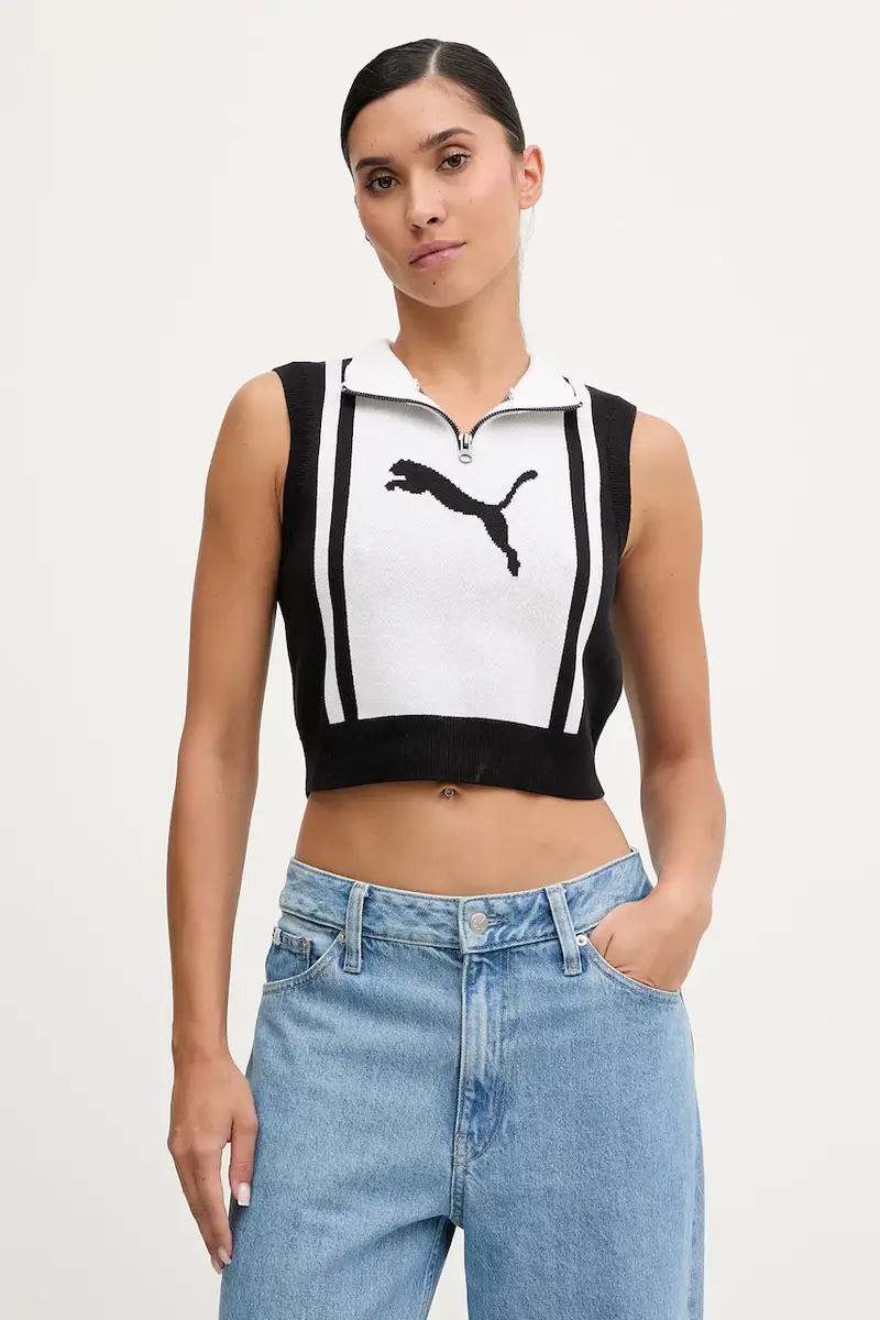 Puma Gilet Donna Nero 3643332