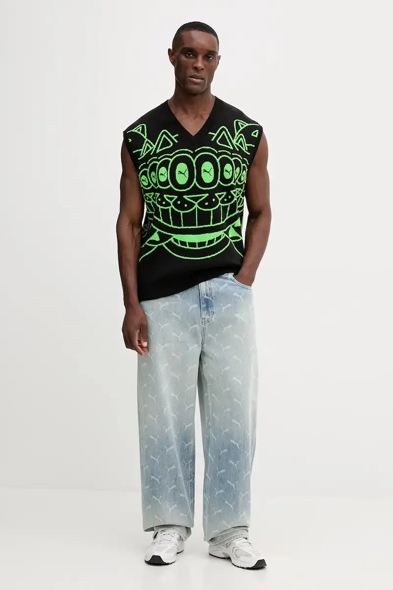 Puma Gilet Uomo Nero 3649647 miniatura 2