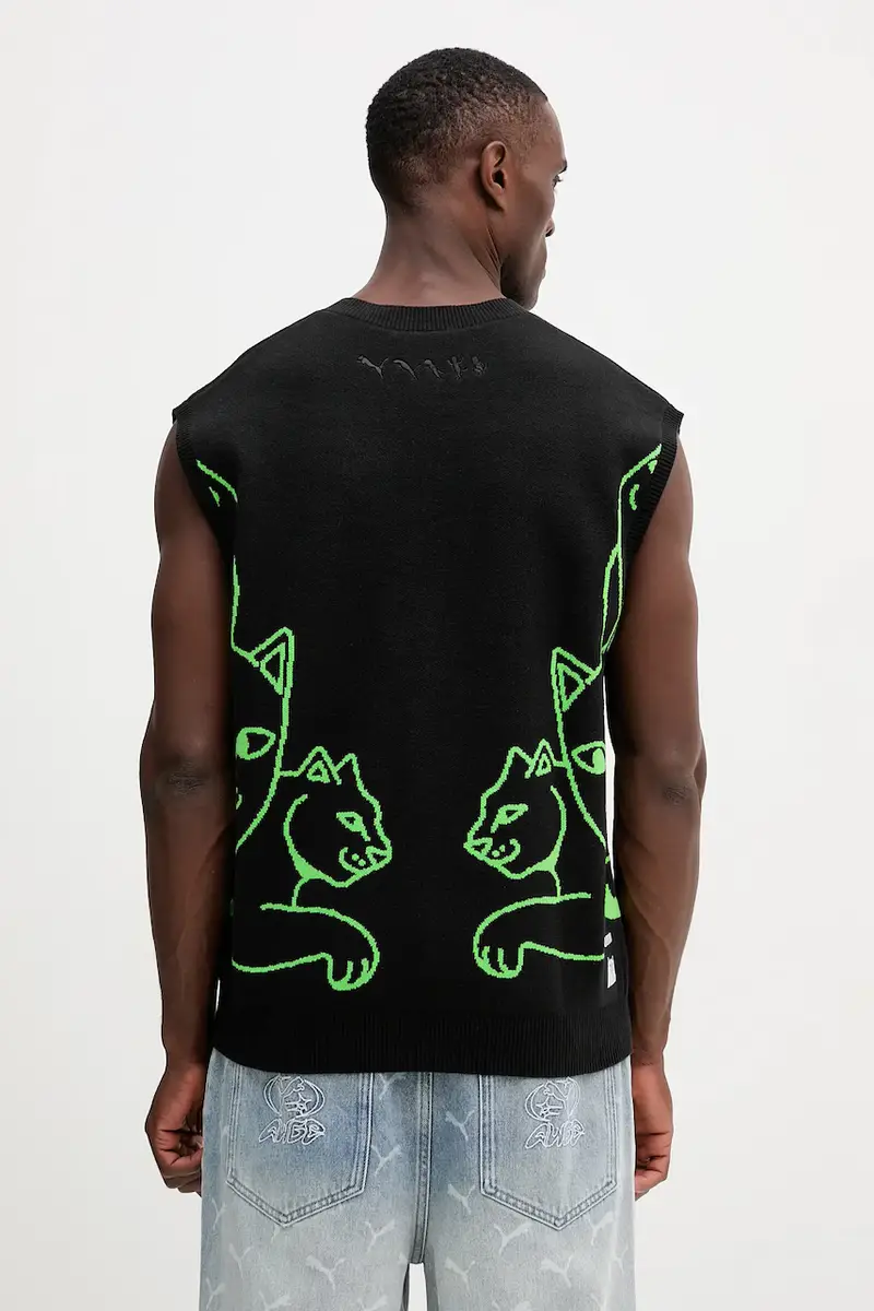 Puma Gilet Uomo Nero 3649647 miniatura 3