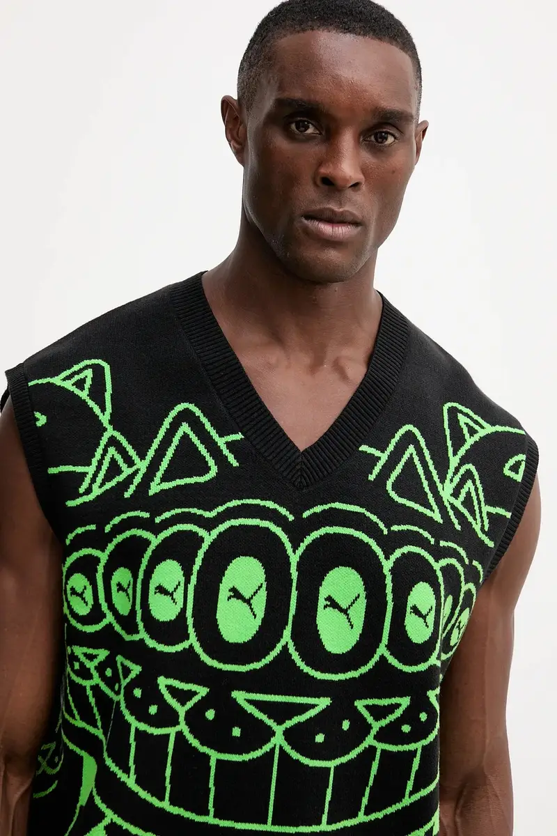 Puma Gilet Uomo Nero 3649647 miniatura 4