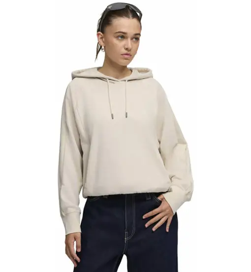 Her Oversized W - felpa con cappuccio - donna Beige