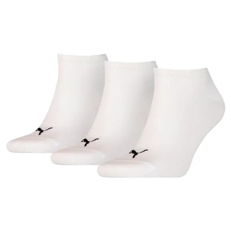 Puma Invisible, Calzini Sport Uomo, Bianco, 39/42 , Confezione da 3