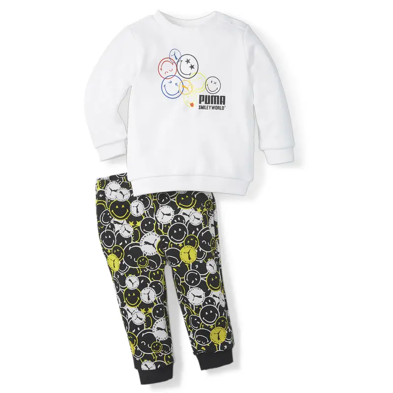 Joggers PUMA x SMILEY WORLD Minicat da bimbo PUMA | Puma Bianco